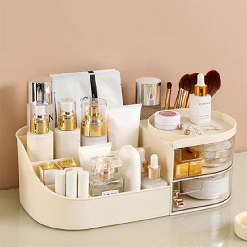 Beauty Makeup Desk - Caixa de Armazenamento de Cosméticos de