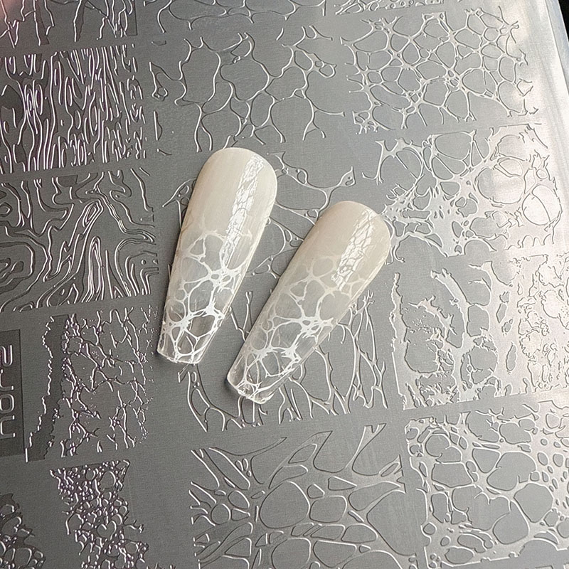 Nail Art Stamping Kit - XMQ NAIL ART STAMPING PLATAS BUBBLES