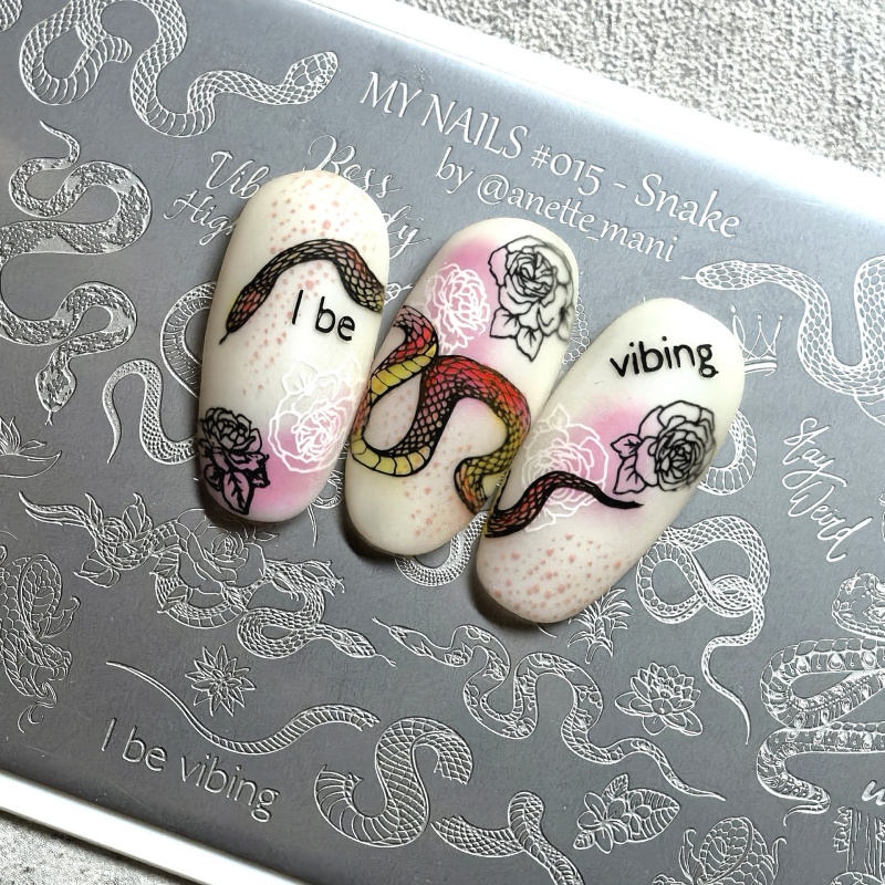 Nail Art Stamping Kit - XMQ NAIL ART STAMPING PLATAS DISINES