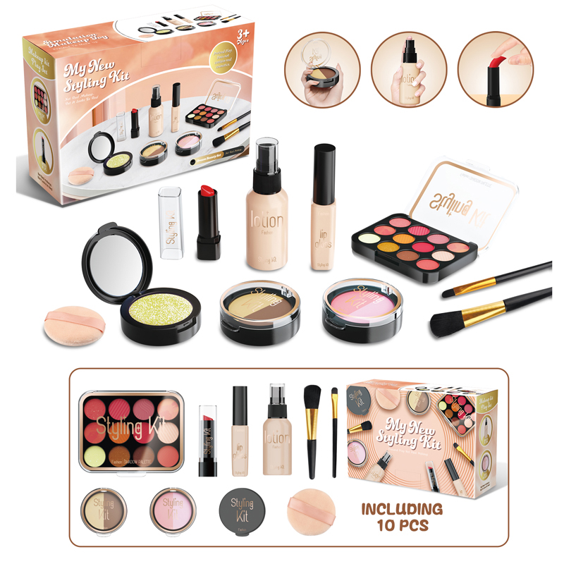 Beauty Makeup Gift Sets - 10 pçs simulação menina beleza jogar