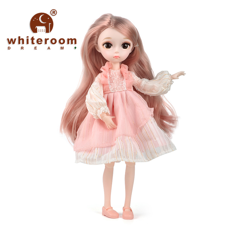 Beauty Makeup Girl - Boneca bjd de 25cm, temperamento elegante,