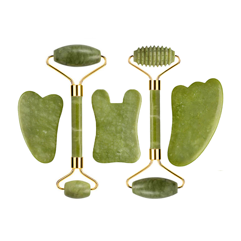 Jade Roller Gua Sha - Rolo de jade natural gua sha