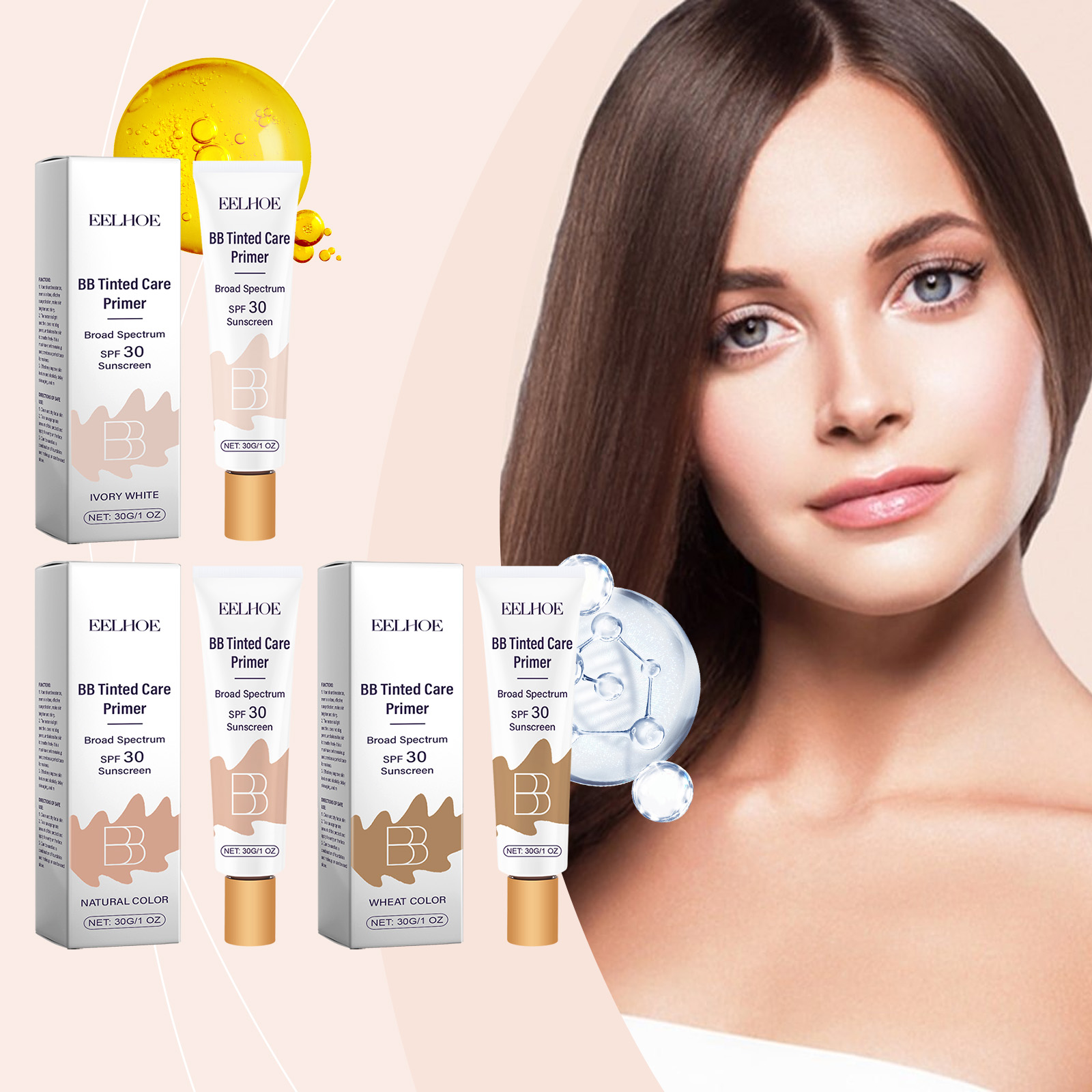 Bb Cream Tinted - Creme BB protetor - Cobertura para