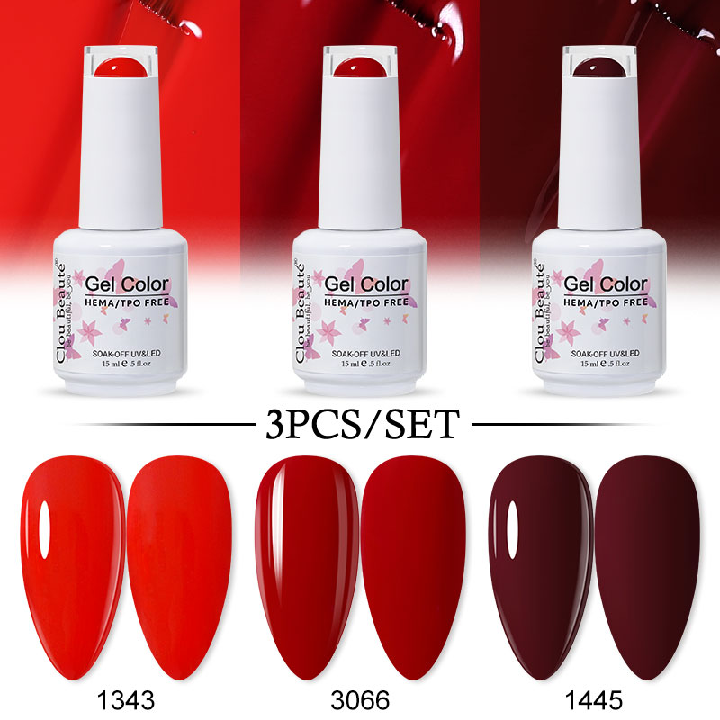 Nail Art Stamping Kit - Clou Beaute 15ML 3 peças Conjunto