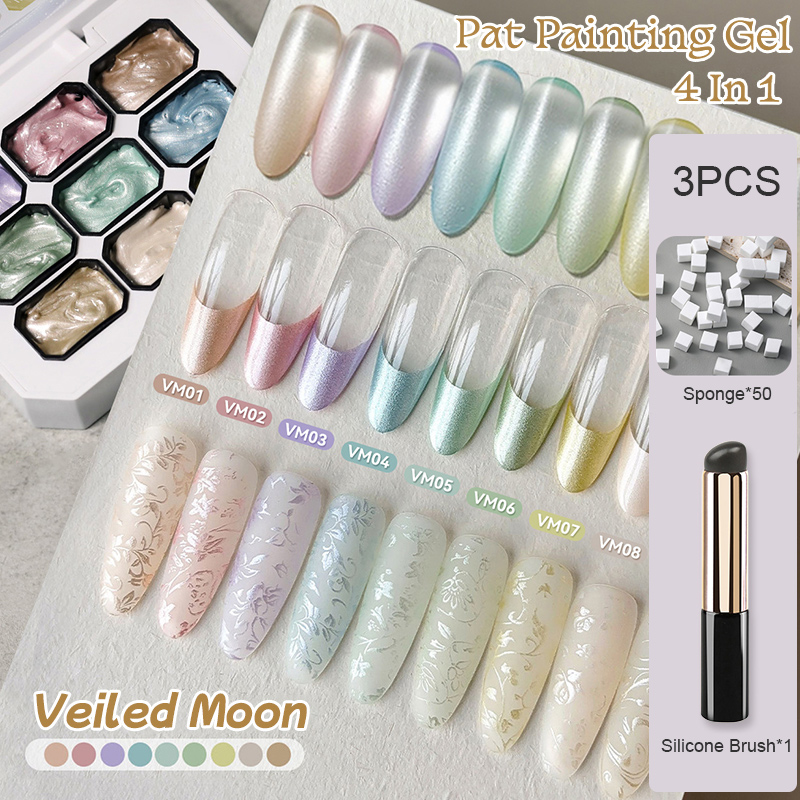 Nail Art Stamping Kit - Conjunto de Gel para Unhas UR