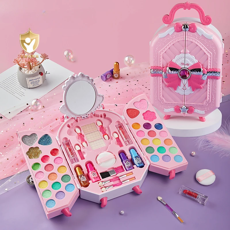 Beauty Makeup Gift Sets - Brinquedo cosmético seguro para menina princesa