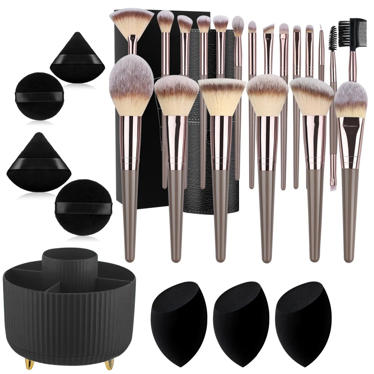 Beauty Makeup Gift Sets - Conjunto de pincéis de maquiagem profissional,