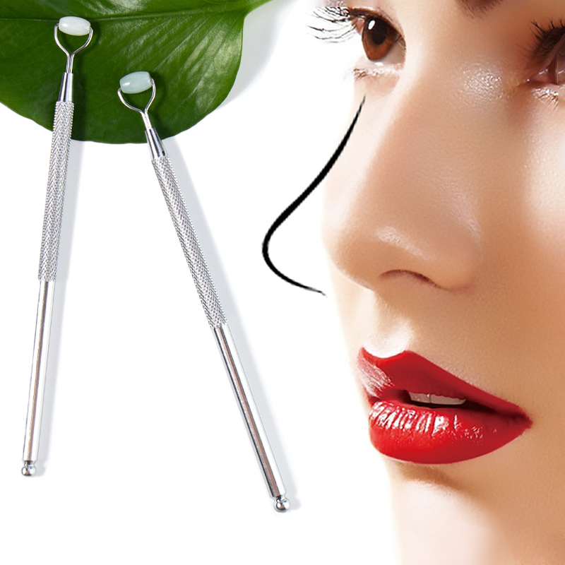Jade Roller Gua Sha - Olho anti rugas natural jade rolo