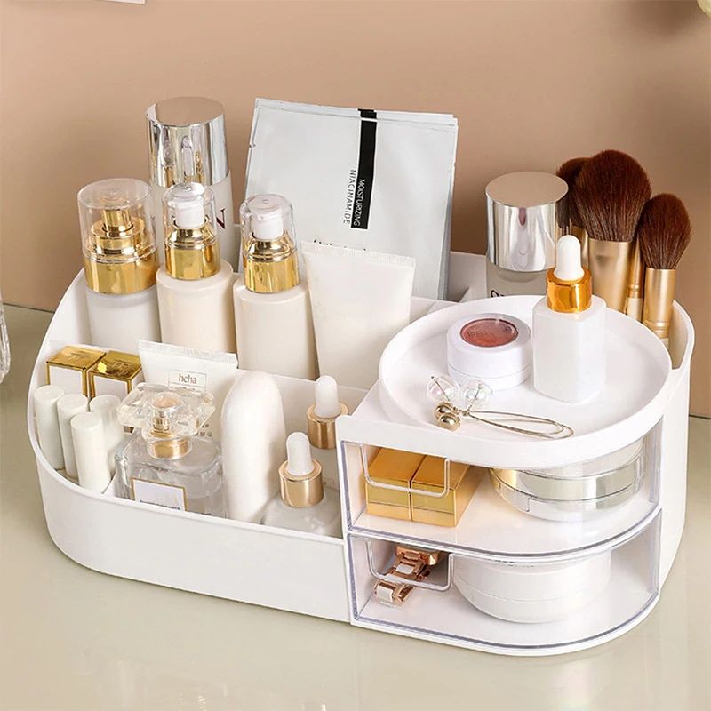 Caixa de Armazenamento de Cosm - Beauty Makeup Desk avaliação e preço