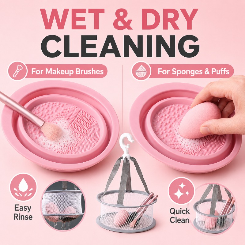 Tigela de Silicone 2 em 1 para - Beauty Makeup Brushes avaliação e preço