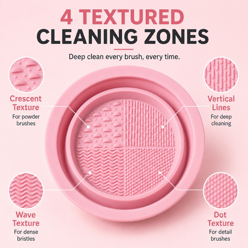 Tigela de Silicone 2 em 1 para - Beauty Makeup Brushes avaliação e preço