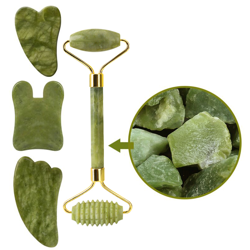 Máscara Facial de Jade Massage - Jade Roller Gua Sha avaliação e preço