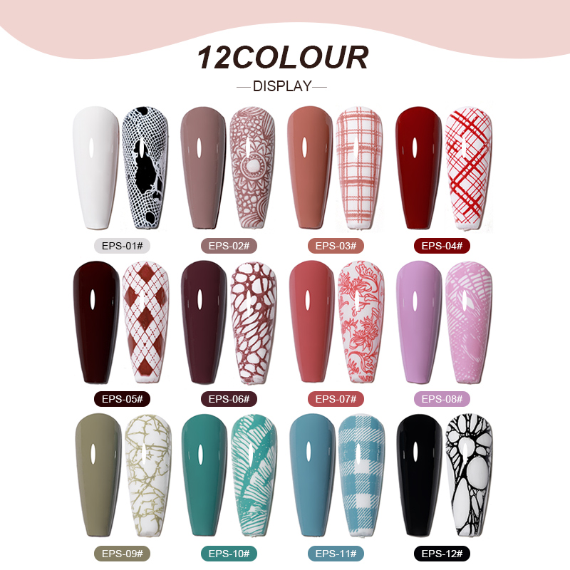 Conjunto de esmaltes em gel pa - Nail Art Stamping Kit avaliação e preço
