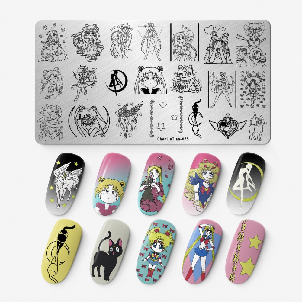 Placa de Estampagem de Unhas S - Nail Art Stamping Kit avaliação e preço