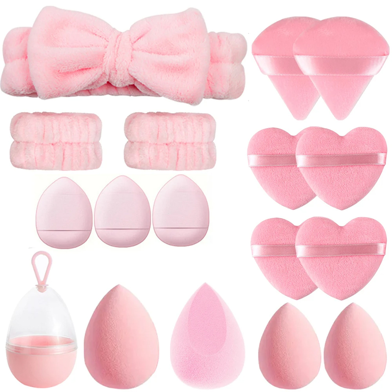 17 pçs conjunto de esponja de  - Beauty Bay Makeup avaliação e preço
