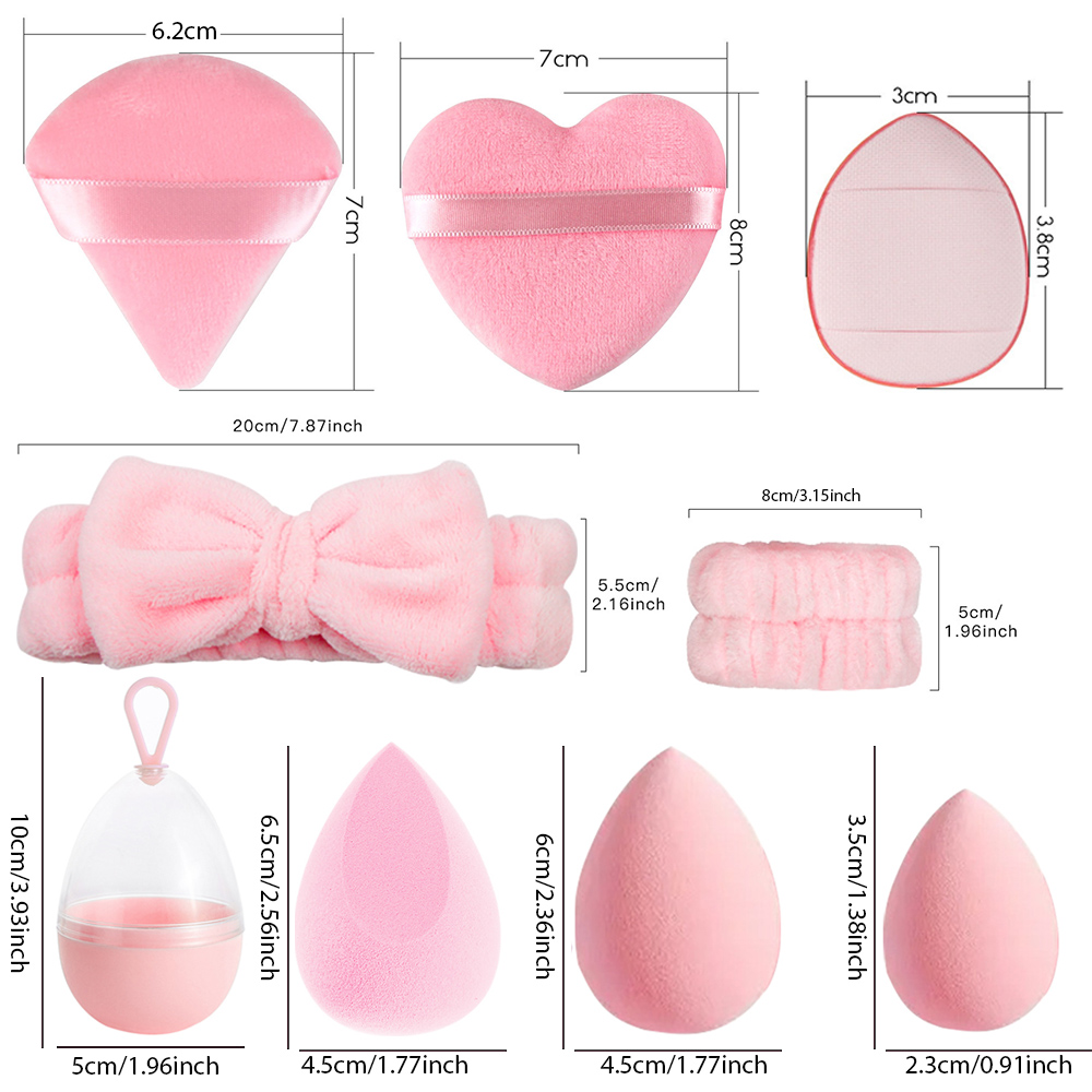 17 pçs conjunto de esponja de  - Beauty Bay Makeup avaliação e preço