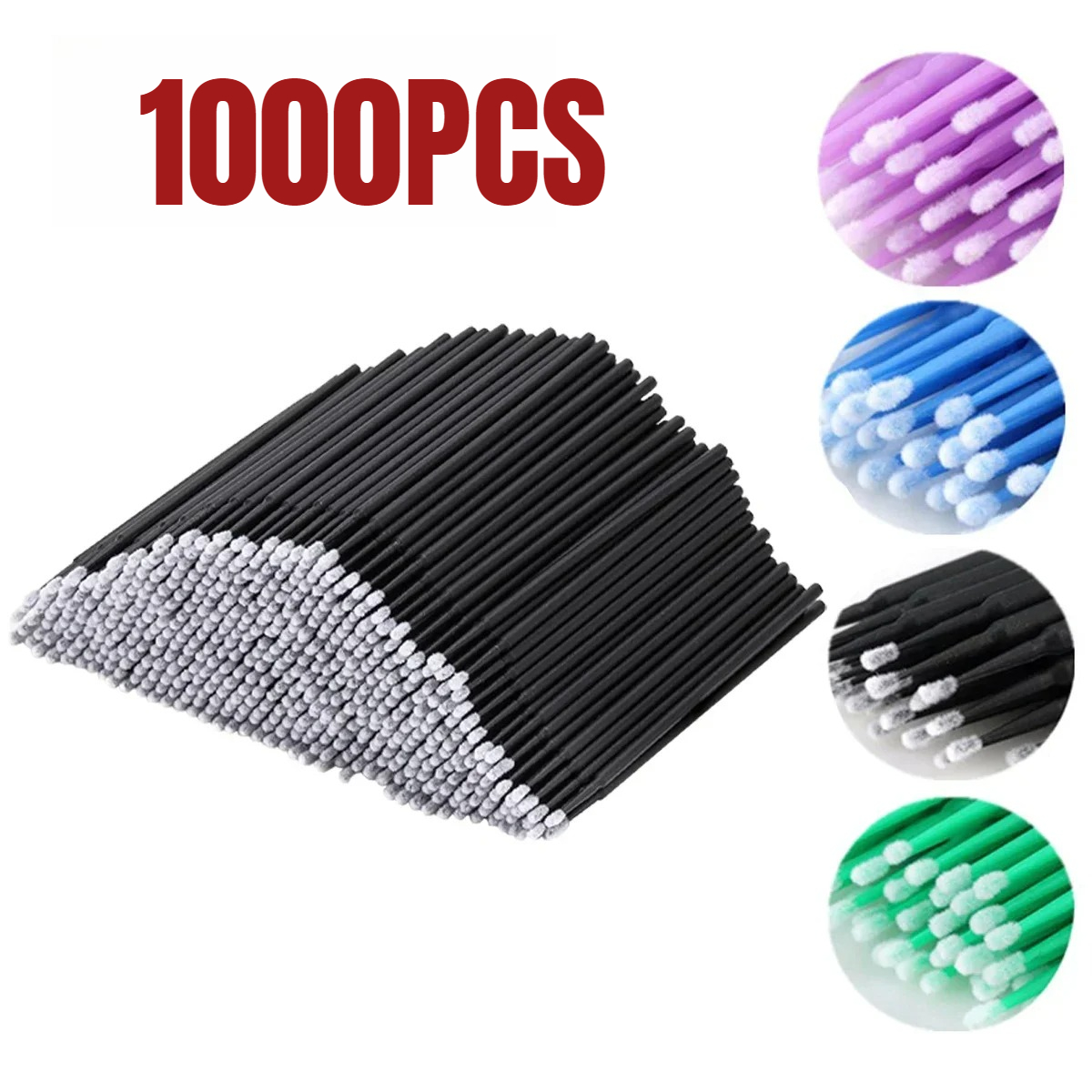 1000/500 pçs escova de limpeza - Beauty Makeup Salon avaliação e preço