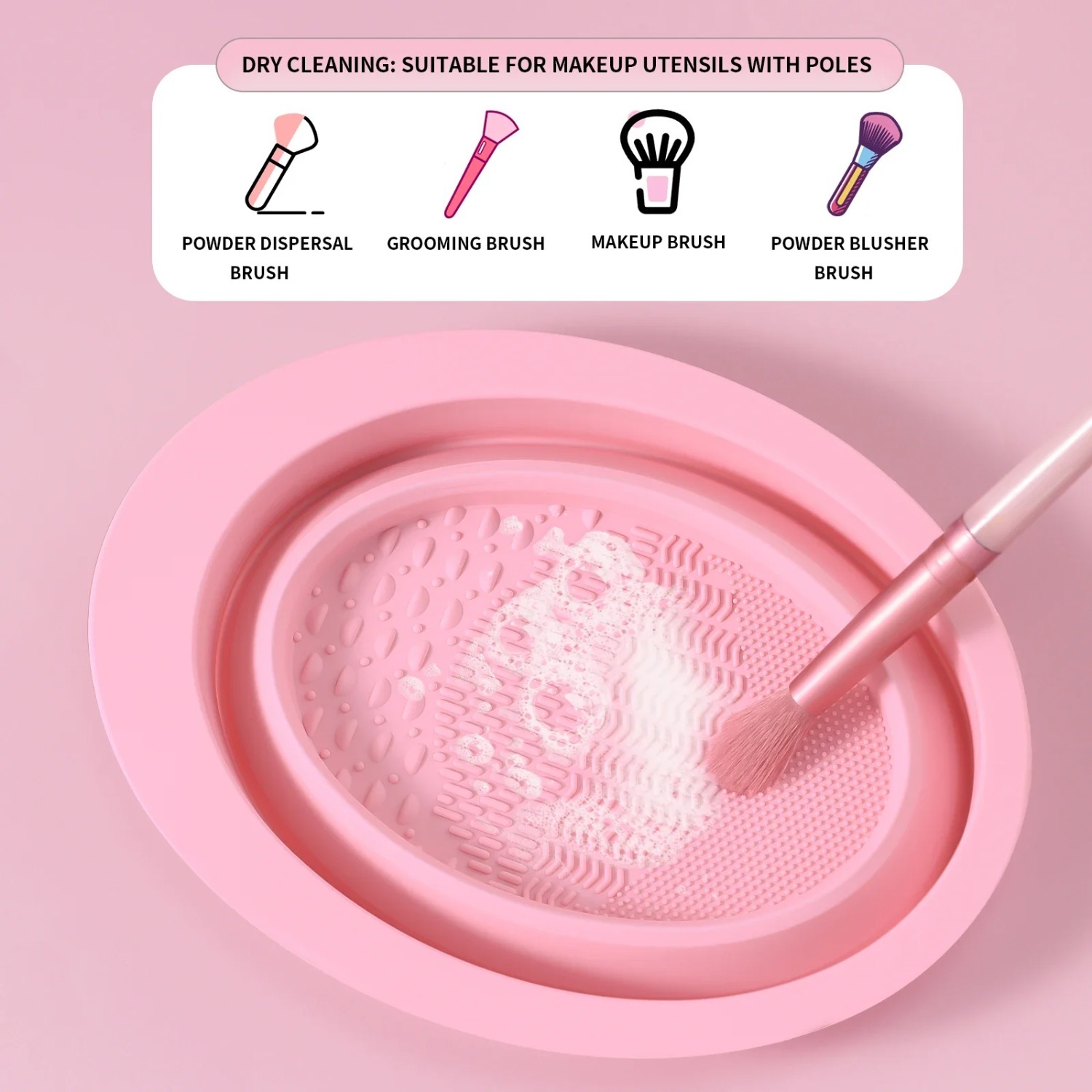Kit de Limpeza de Pincéis de M - Beauty Makeup Products avaliação e preço