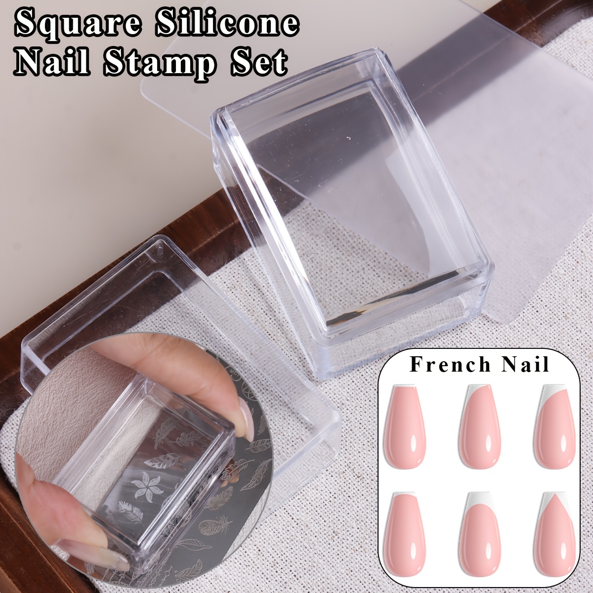 Conjunto de Carimbos de Silico - Nail Art Stamping Kit avaliação e preço
