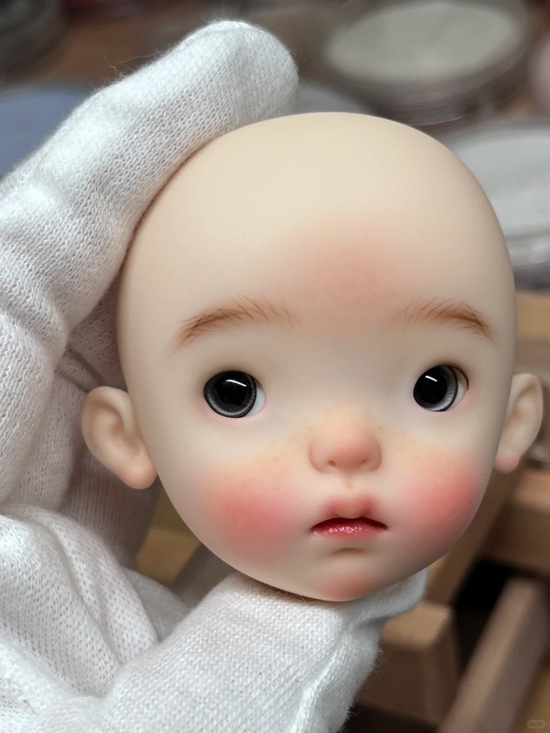 Cabeça de boneca sd bjd escala - Beauty Makeup Girl avaliação e preço