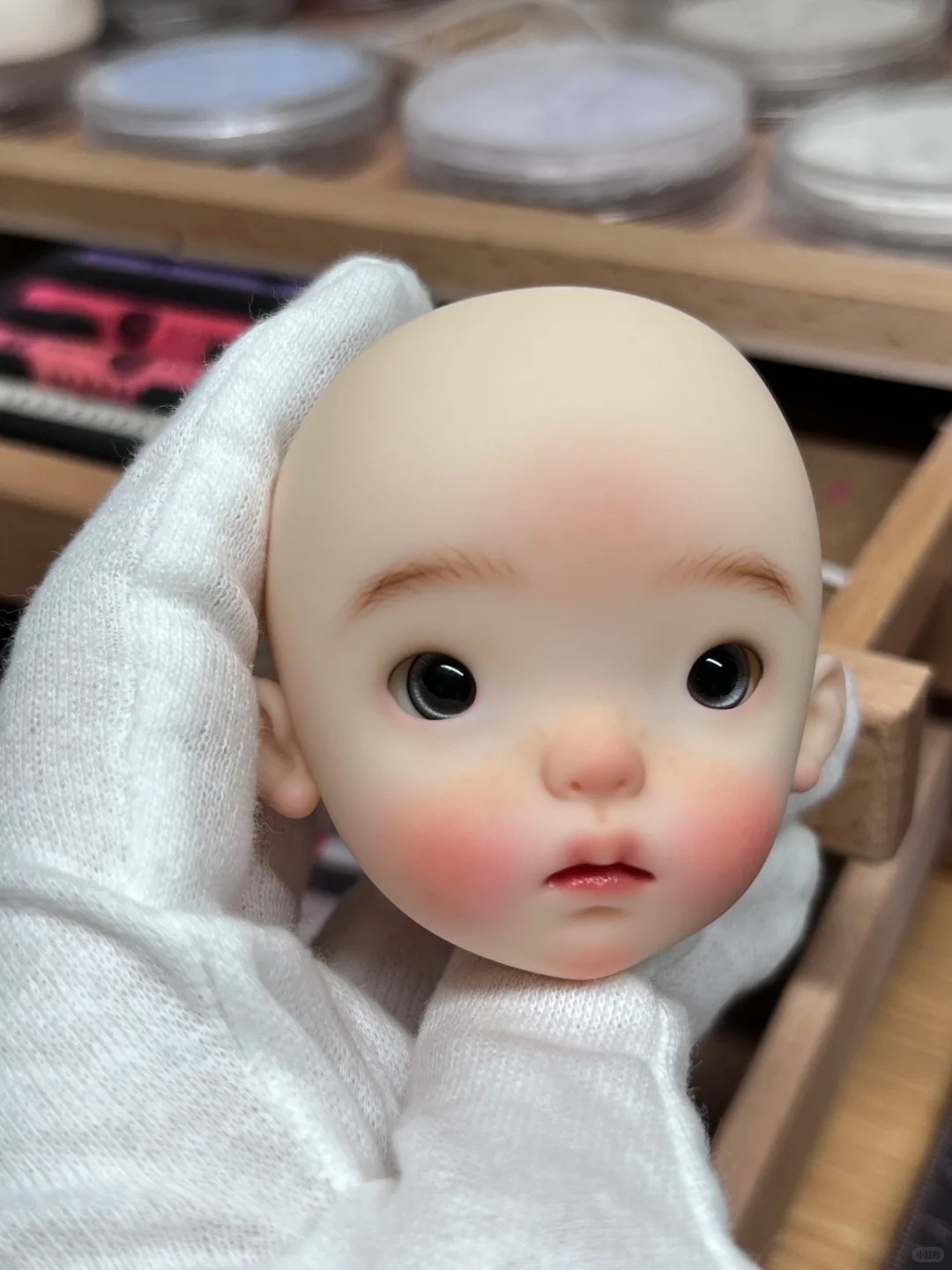 Cabeça de boneca sd bjd escala - Beauty Makeup Girl avaliação e preço