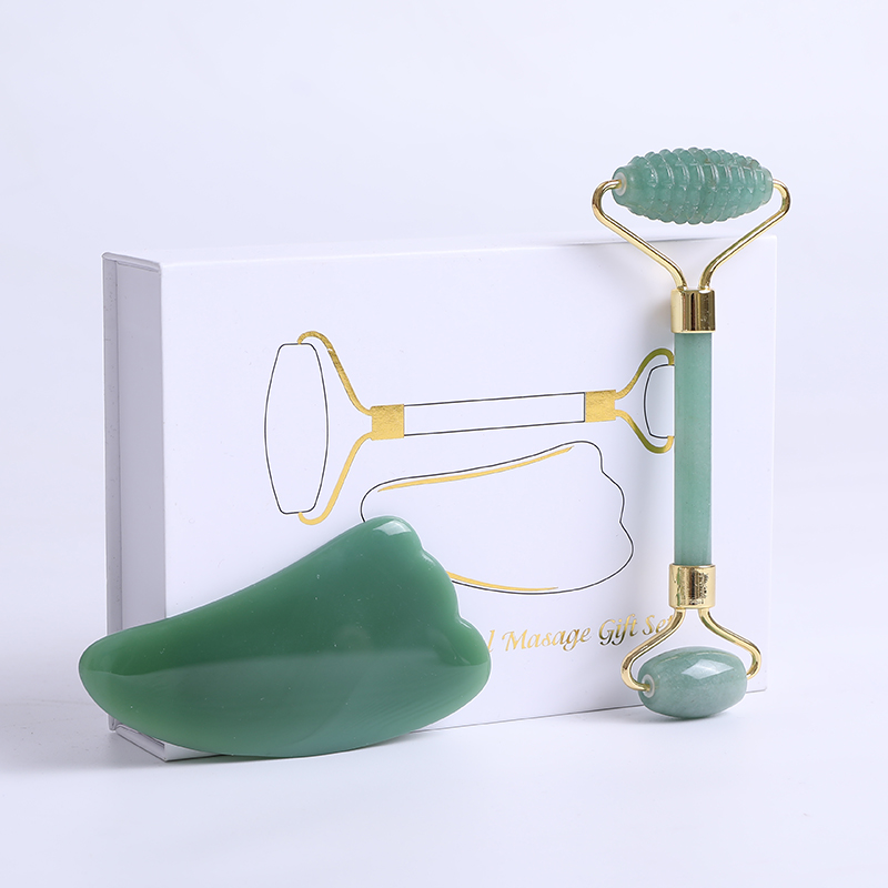 Rolo Massageador Facial de Jad - Jade Roller Gua Sha avaliação e preço