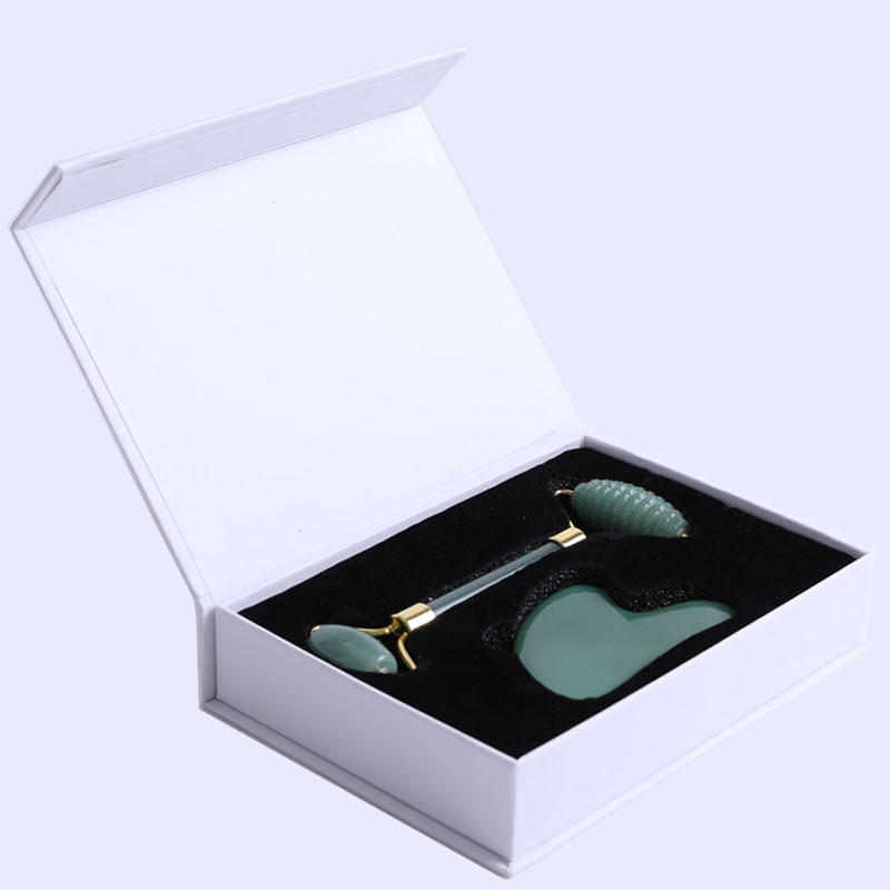 Rolo Massageador Facial de Jad - Jade Roller Gua Sha avaliação e preço
