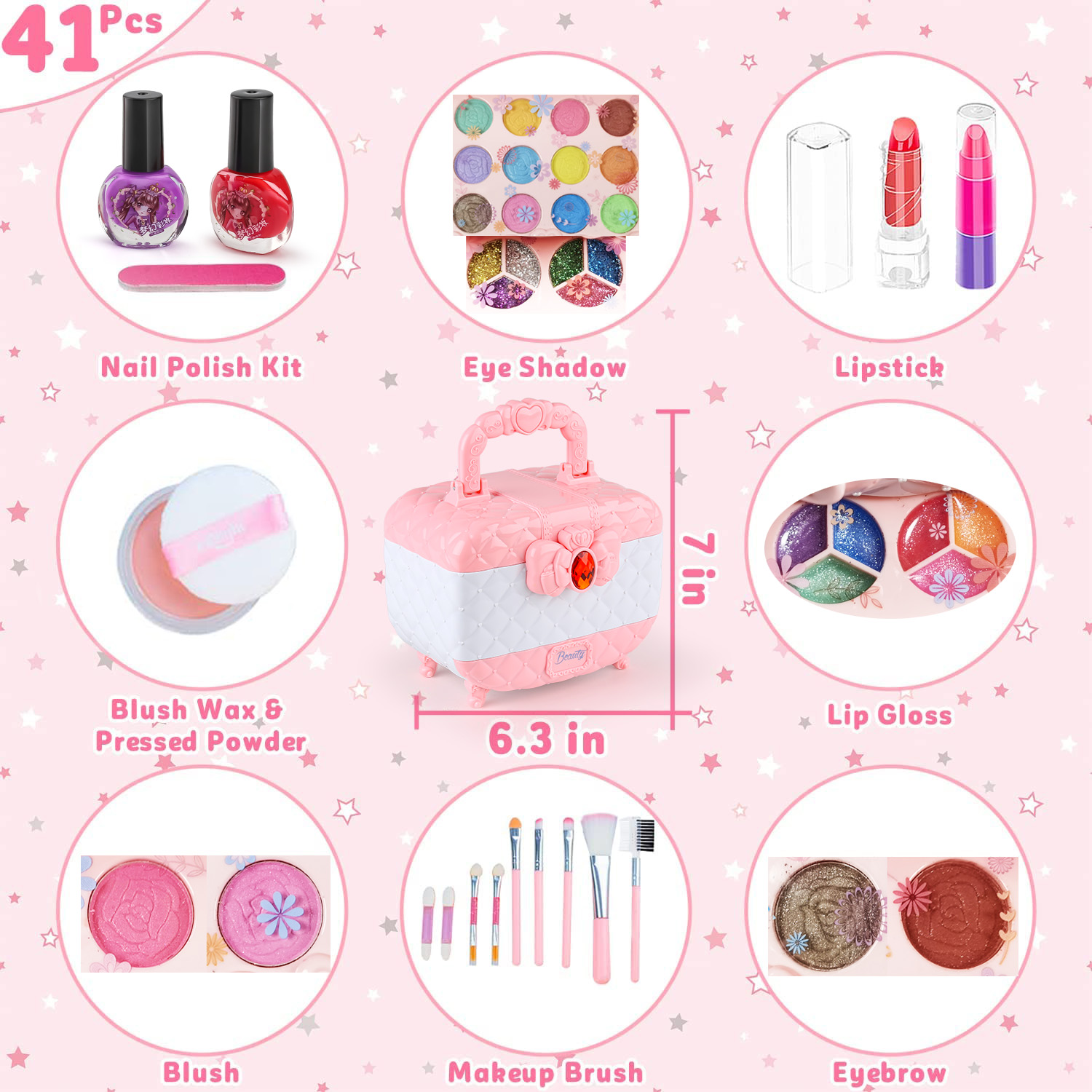 Kit de brinquedo de maquiagem  - Beauty Makeup Girl avaliação e preço