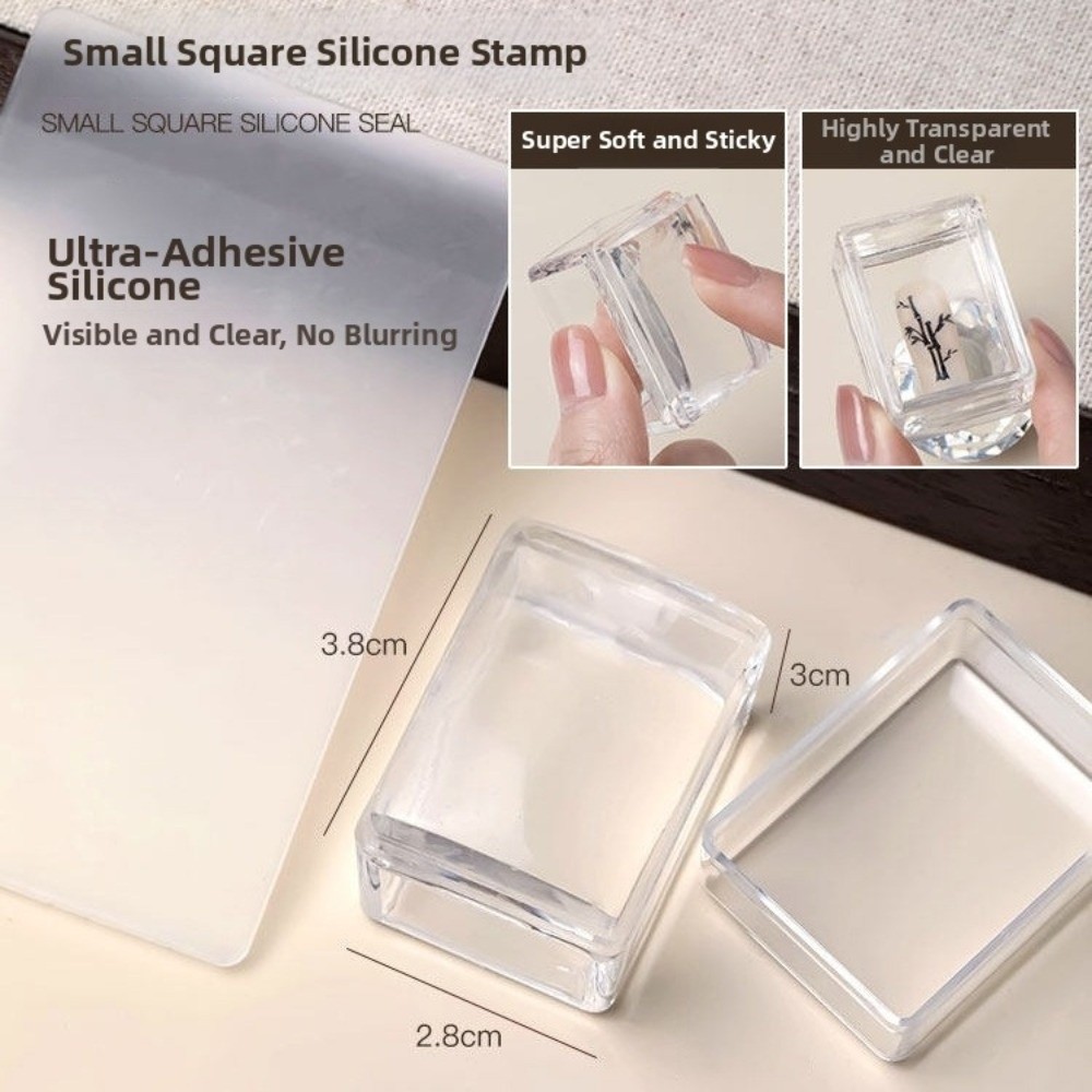 Novas Placas Transparentes par - Nail Art Stamping Kit avaliação e preço
