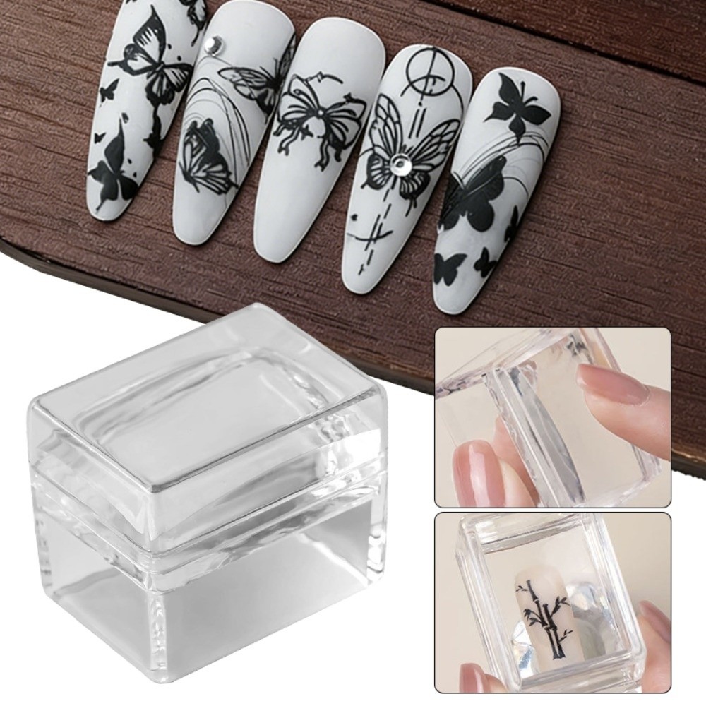 Novas Placas Transparentes par - Nail Art Stamping Kit avaliação e preço