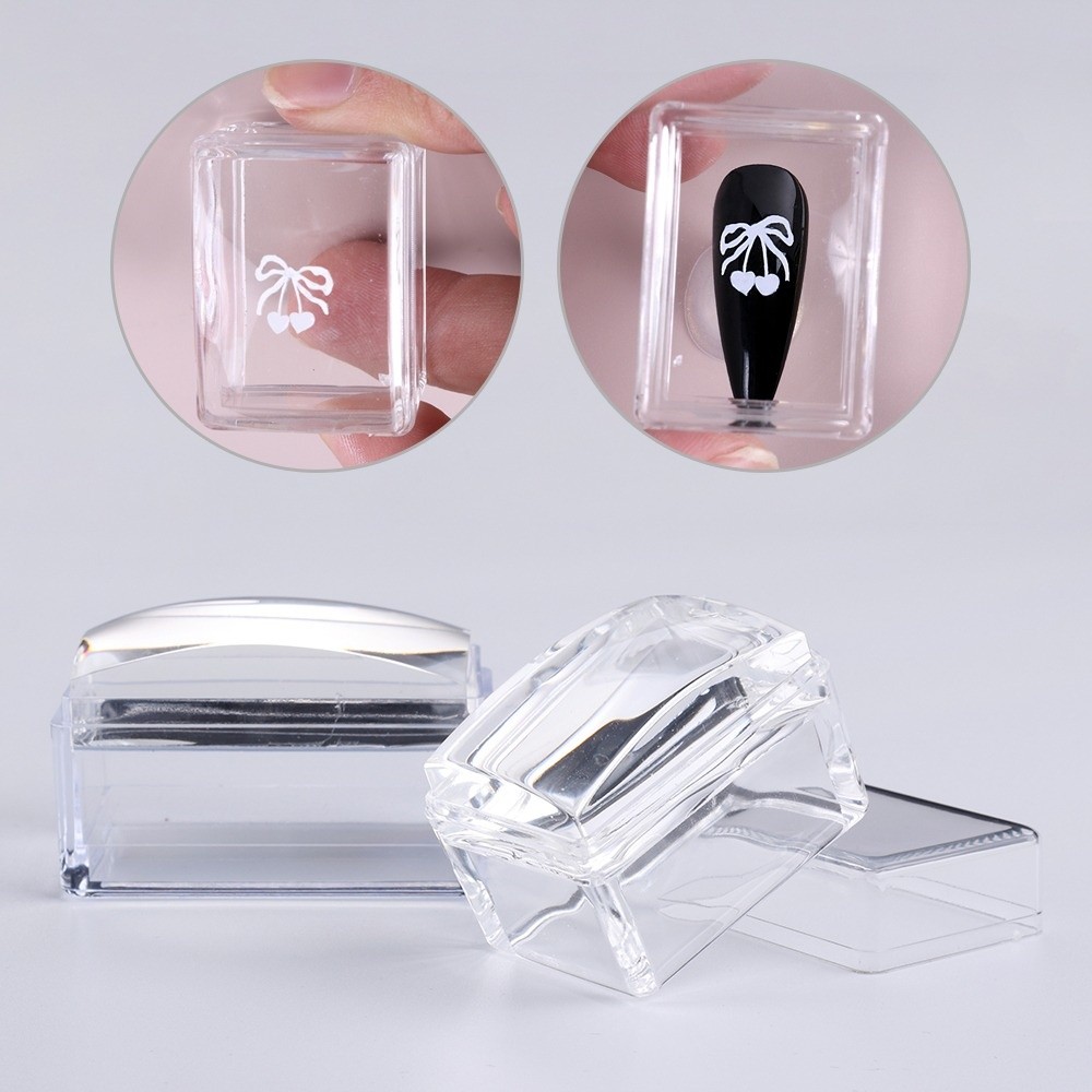 Novas Placas Transparentes par - Nail Art Stamping Kit avaliação e preço