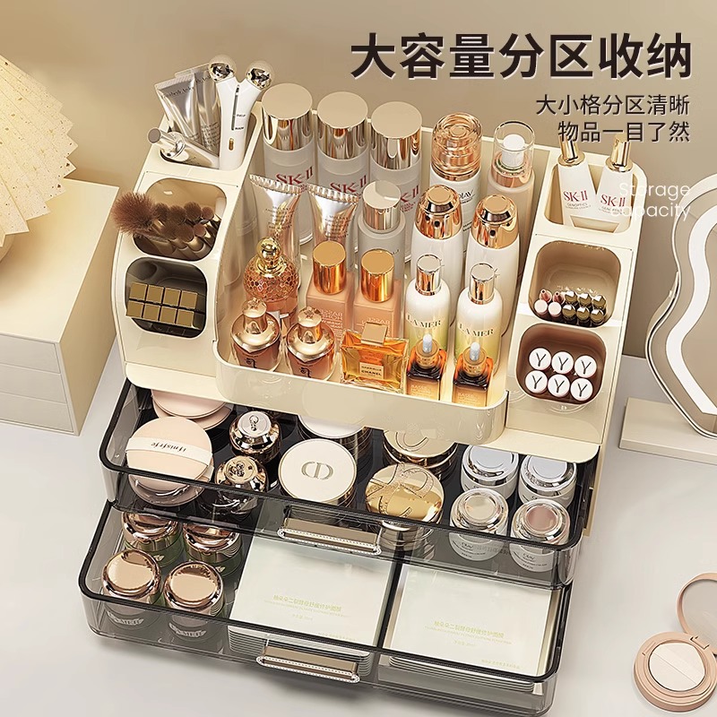 Caixa de armazenamento de cosm - Beauty Makeup Desk avaliação e preço