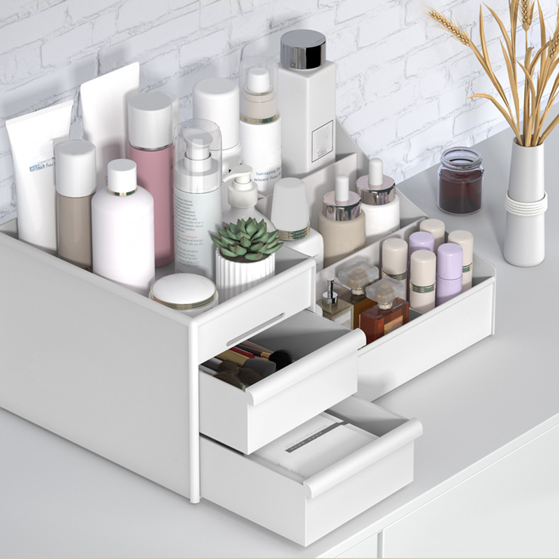 Grande capacidade nova gaveta  - Beauty Makeup Desk avaliação e preço