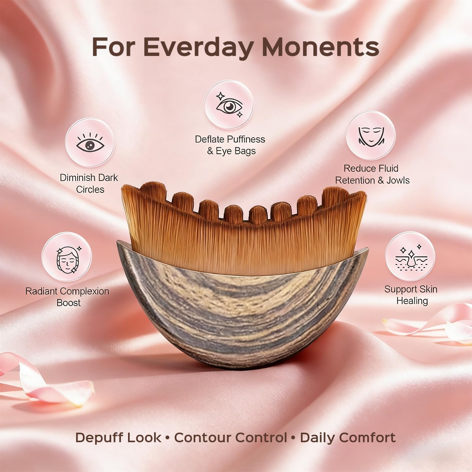 1 Escova Facial para Contorno  - Beauty Queen Makeup avaliação e preço