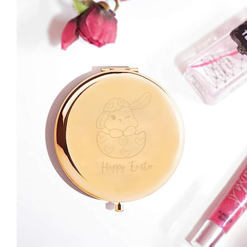 Espelho de bolso com texto per - Beauty For You Makeup avaliação e preço