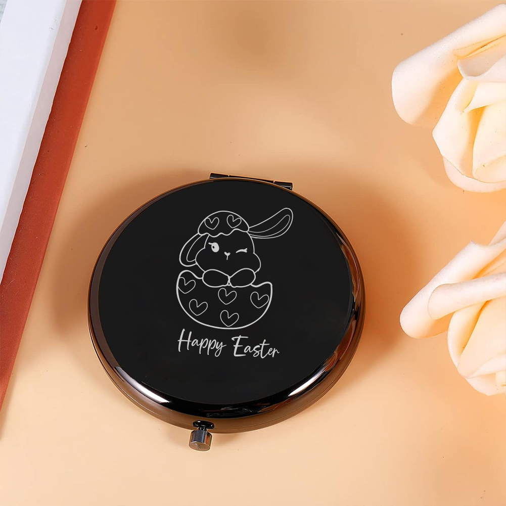 Espelho de bolso com texto per - Beauty For You Makeup avaliação e preço