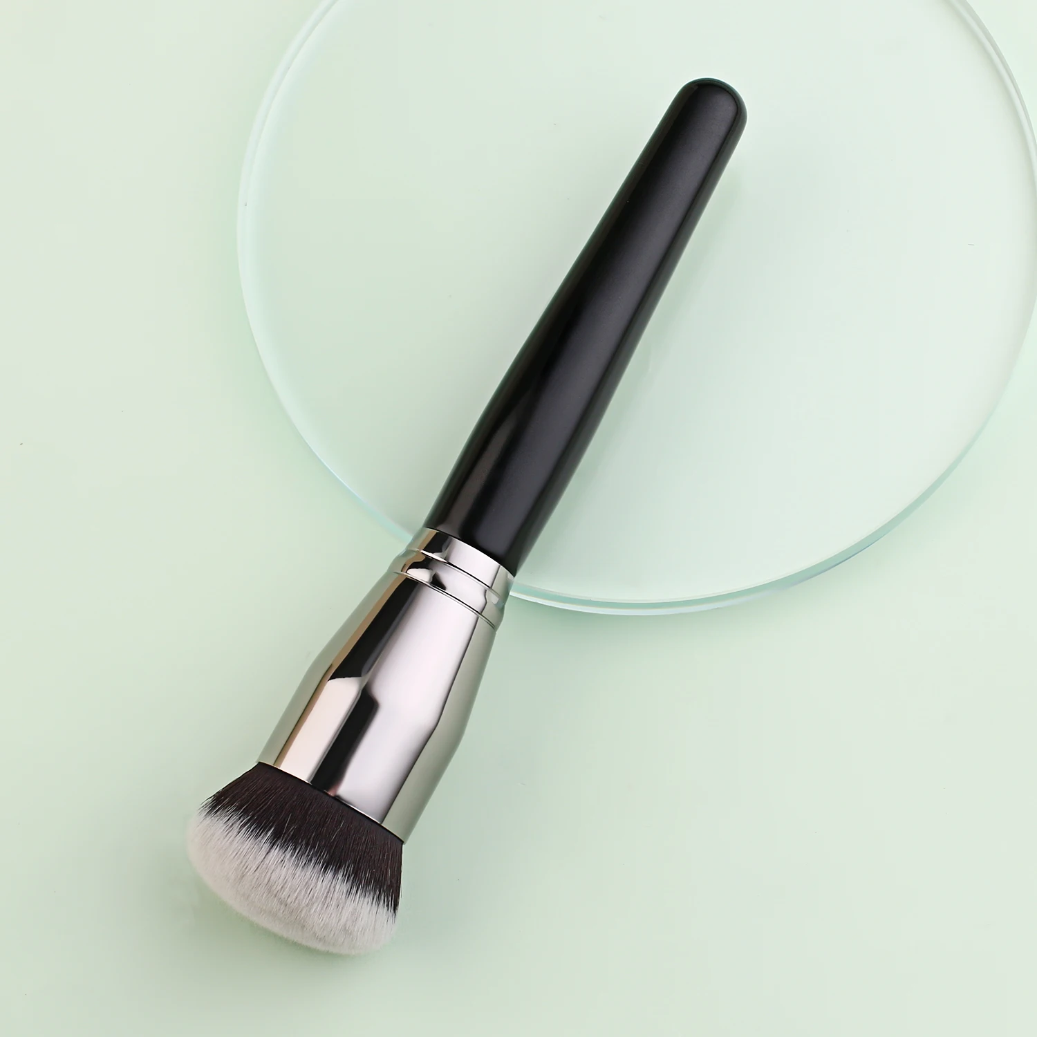 Preto fundação compõem escova  - Beauty Queen Makeup avaliação e preço