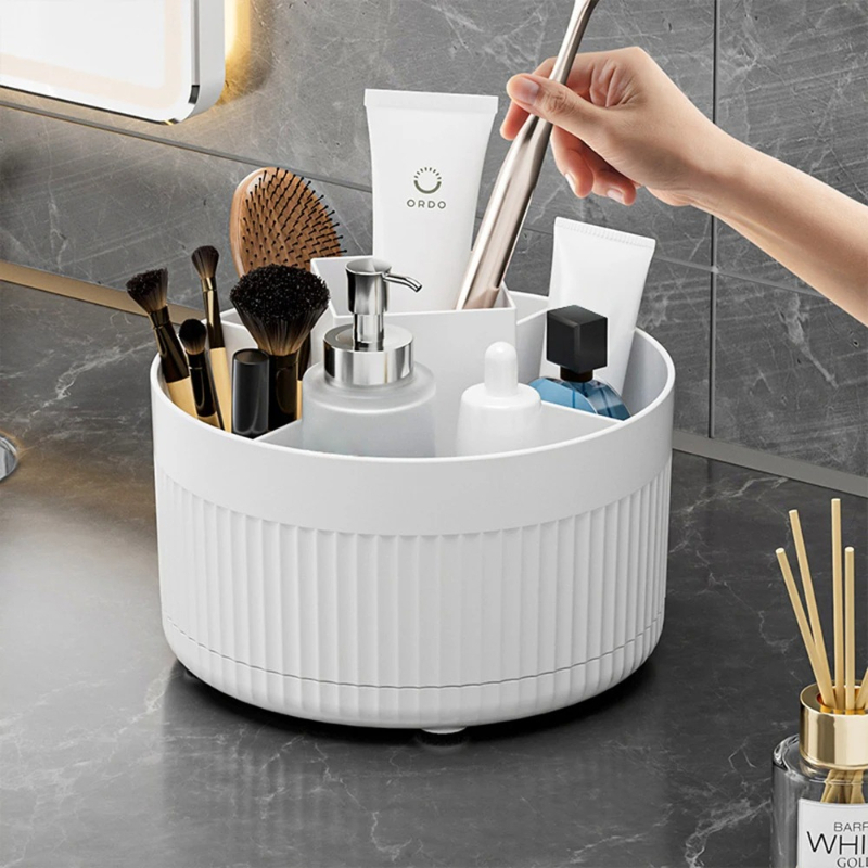 360 °   Organizador Giratório  - Beauty Makeup Desk avaliação e preço