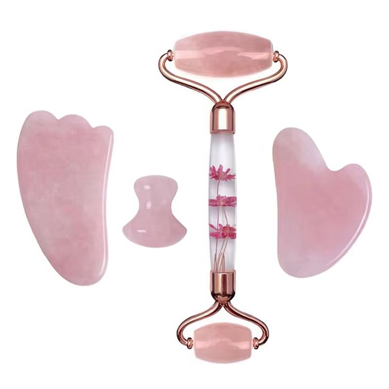 Massageador Facial de Quartzo  - Jade Roller Gua Sha avaliação e preço