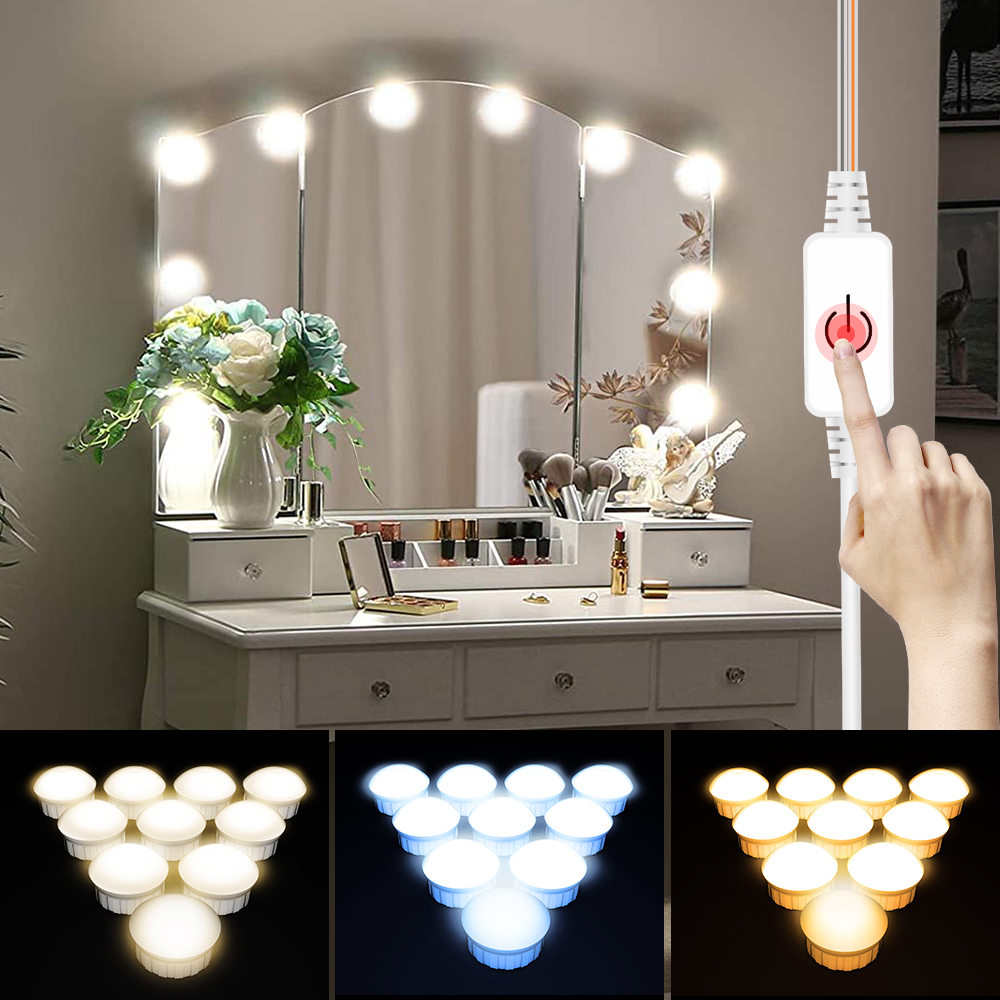 Lâmpada LED para Espelho USB,  - Beauty Makeup Desk avaliação e preço