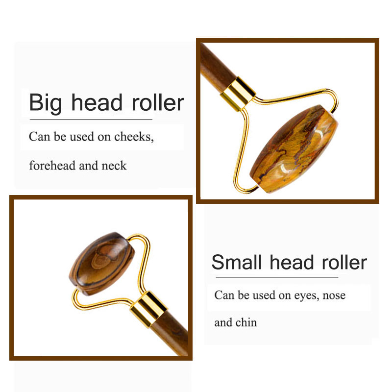 Rolo de jade olho de tigre nat - Jade Roller Gua Sha avaliação e preço