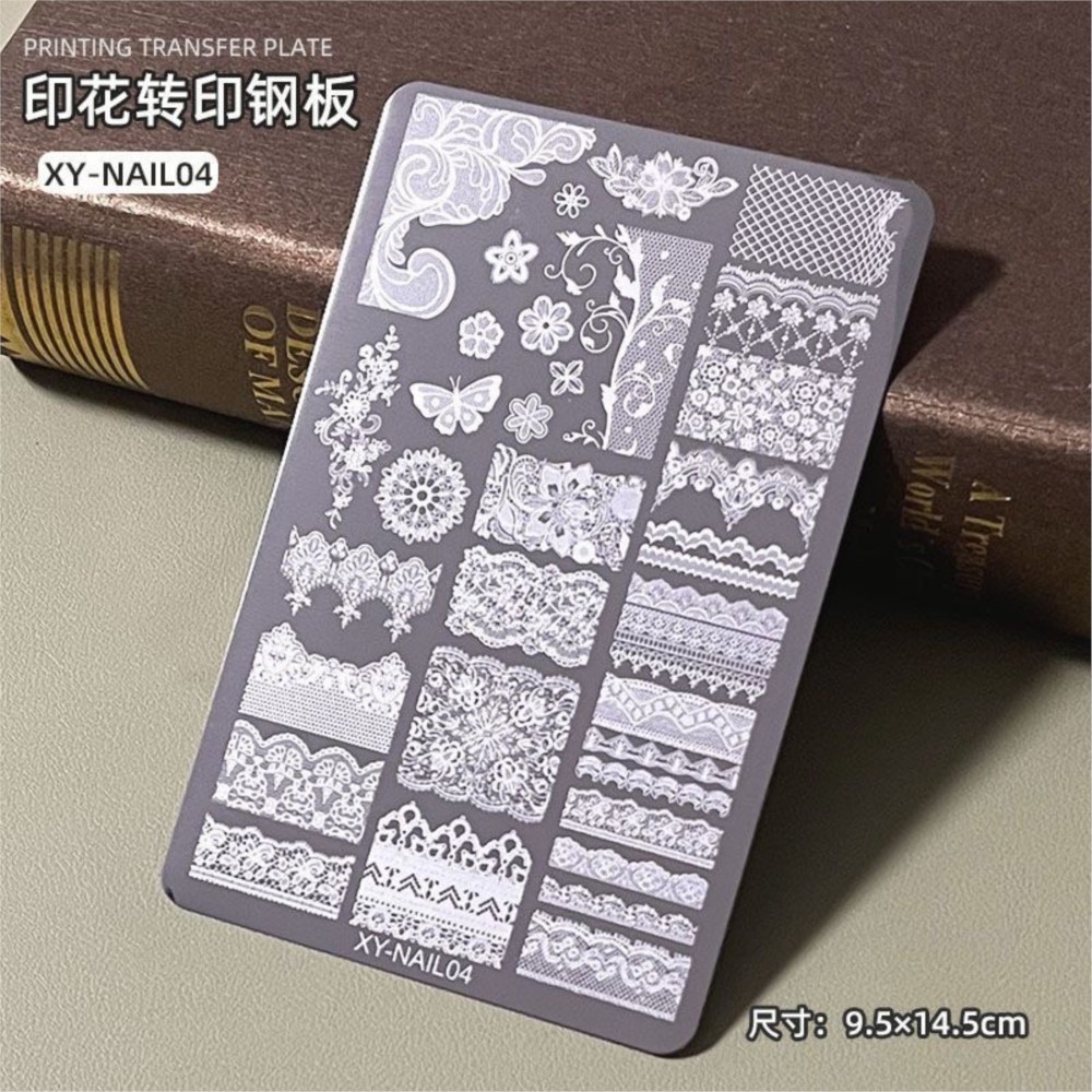 Placa de Estampagem de Unhas 3 - Nail Art Stamping Kit avaliação e preço