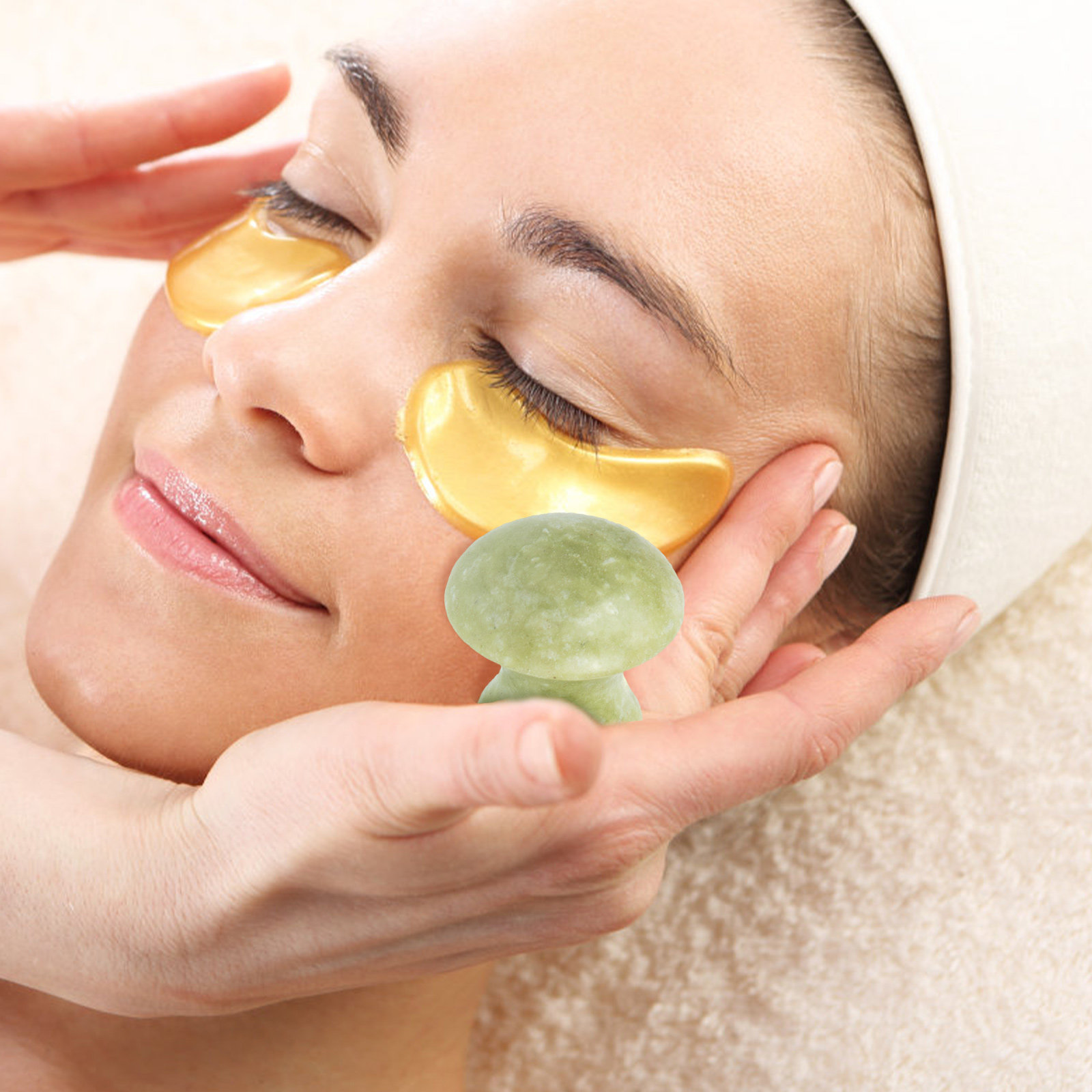2 Peças Ferramenta Gua Sha de  - Jade Roller Gua Sha avaliação e preço