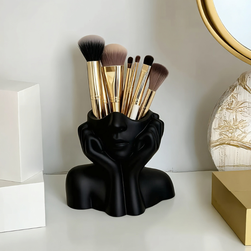 Suporte de pincel de maquiagem - Beauty Queen Makeup avaliação e preço