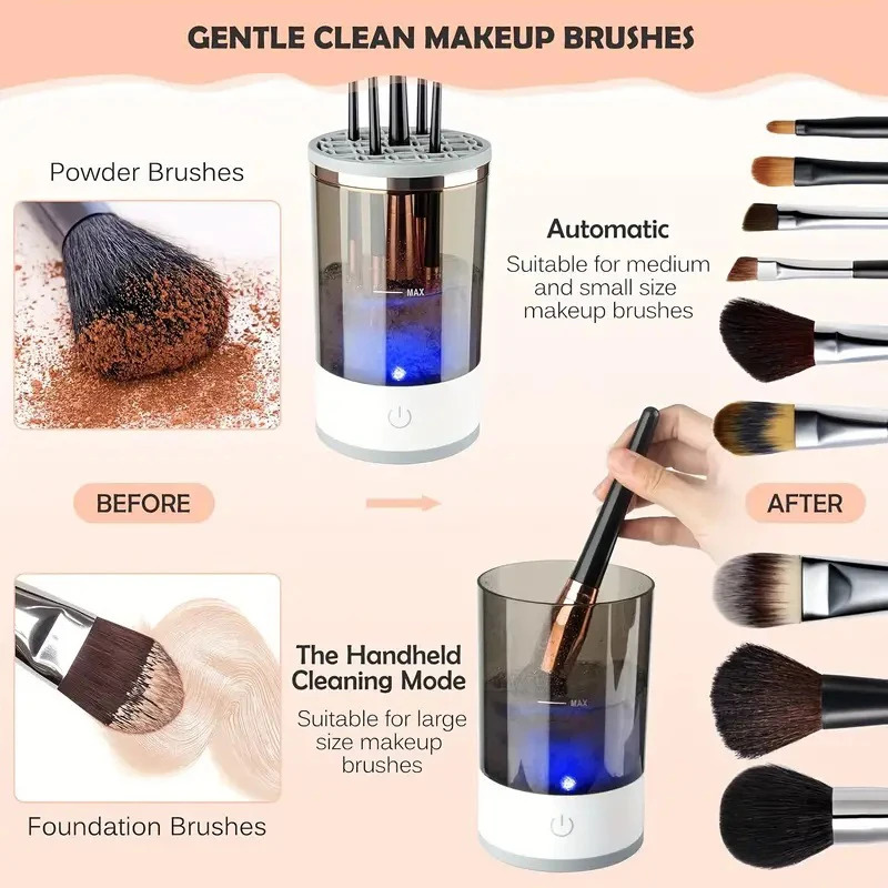 Usb plug portátil escova de ma - Beauty Makeup Products avaliação e preço